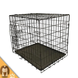 Металева клітка для собак з піддоном 617846-1 фото 3