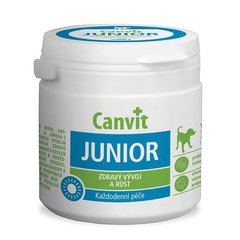 Харчова добавка для цуценят Canvit JUNIOR, 100 г, 100 шт. 80327 фото