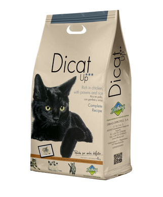 Сухой корм для кошек Dicat Up Complete Recipe с индейкой и кальмарами 1004926 фото