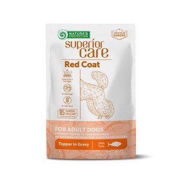 Додатковий вологий корм для собак з рудим забарвленням Nature's Protection Superior Care Red Coat Adult Tuna з тунцем UNINPSC70011 фото