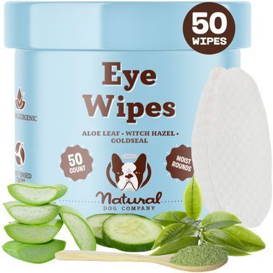 Серветки для очей Eye Wipes Natural Dog Company, 50 шт WP-EYES-50 фото