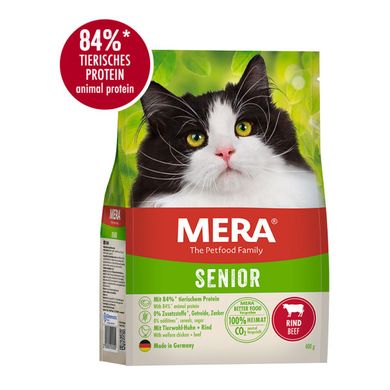 Сухий корм для літніх кішок Mera Cats Senior Rind з яловичиною 4025877389146 фото