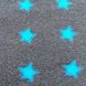Коврик для собак Vetbed Anthracite & Blue Stars, 80х100 см VB-011 фото 1