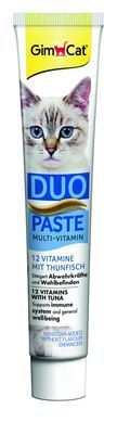 Паста для кошек GimCat DUO PASTE Multi-vitamin 12 vitamins with tuna 12 витаминов и тунец, 50 г G-421858 фото