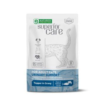 Вологий корм для підтримки сечовидільної системи котів Nature's Protection Superior Care Adult Cats Urinary Tuna & Salmon з тунцем і лососем UNINPSC63751 фото