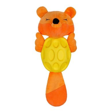 Іграшка для Собак BronzeDog Jumble М'яка Звукова Лиса 27 см помаранчева Y000267/Т фото