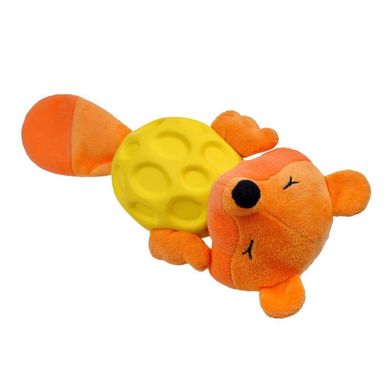Игрушка для Собак BronzeDog Jumble Мягкая Звуковая Лиса 27 см оранжевая Y000267/Т фото