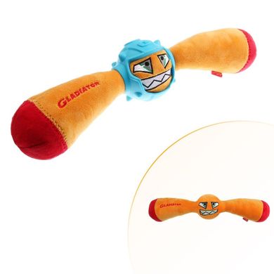 Іграшка для Собак Gigwi Gladiator в гумовому шоломі з пищалкою 41 см Gigwi8042 фото