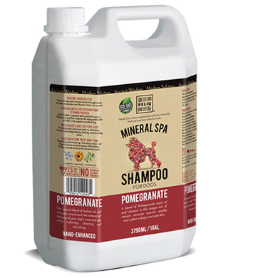 Мінерал-спа шампунь RELIQ Mineral Pomegranate Shampoo з екстрактом гранату для собак і котів SGAL-POM фото