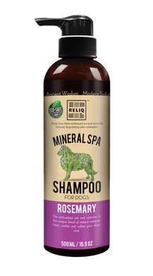 Мінерал-спа шампунь RELIQ Mineral Rosemary Shampoo з екстрактом гранату для собак і котів S500-RMY фото