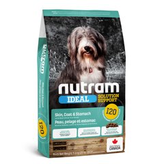 I20 Nutram Ideal Solution Support Skin, Coat & Stomach - холістік корм для собак з проблемами шкіри, шерсті чи шлунку (ягнята/рис), ціна | Фото