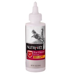 Вушні краплі Nutri-Vet Ear Cleanse для котів, 118 мл 99856 фото