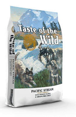 Сухой корм для щенков всех пород Taste of the Wild PACIFIC STREAM PUPPY с копченым лососем 2582-HT18 фото