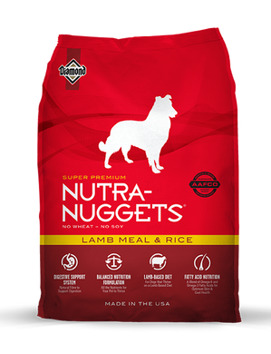 Сухой корм для взрослых собак Nutra-Nuggets Lamb Meal & Rice 259-HT18 фото