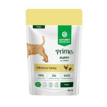 Вологий корм для цуценят Nature's Protection Prime Puppy Chicken and Turkey з куркою та індичкою NPPR47921-K2 фото
