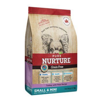 Беззерновий сухий корм для собак малих та міні-порід PureNurture GrainFree Small & Mini Adult з індичкою та горохом PN_3028 фото