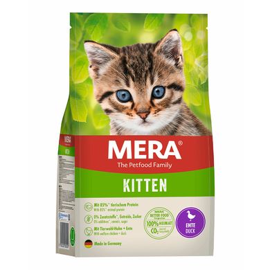 Сухой беззерновой корм для котят MERA Cats Kitten Duck (Ente) с уткой Mera_038342 - 8330 фото