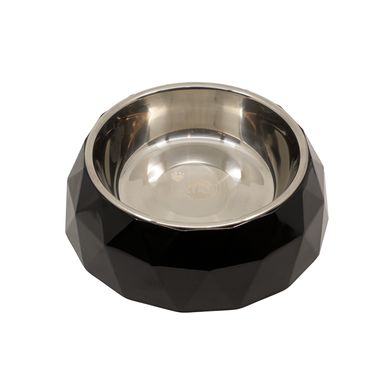 Миска для домашних животных KIKA Diamond, black, size XL SDML991054XLJ фото