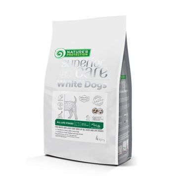 Сухой корм для собак всех размеров и стадий жизни Nature's Protection Superior Care White Dogs Insect All Sizes&Life Stages с протеином насекомых NPSC47598 фото