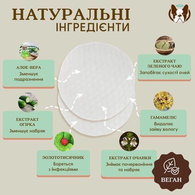 Серветки для очей Eye Wipes Natural Dog Company, 100 шт WP-EYES-100 фото