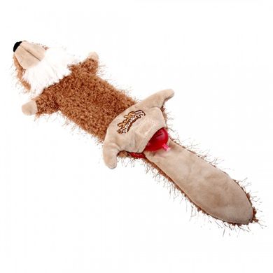 Іграшка для Собак Gigwi Plush Friendz Бобер з Двома Змінними пищалками 63 см Gigwi6303 фото