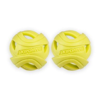 Игрушка для Собак Skipdawg Breezy Ball для Облегчения Дыхания TPR Набор из 2 шт 7 см SD3018 фото