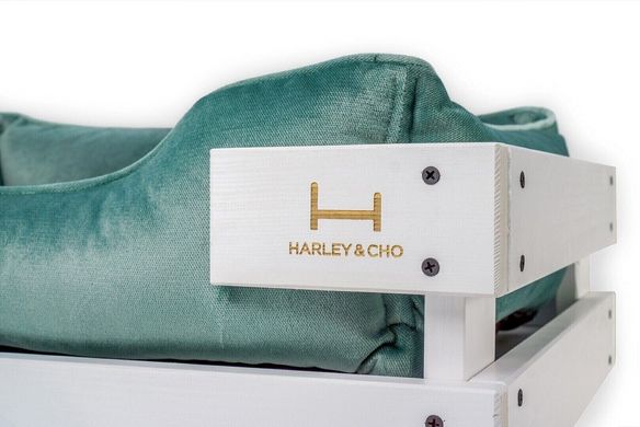Велюровий лежак Harley&Cho Dreamer Wood на дерев'яному каркасі HC-3020220 фото