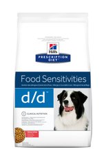 Сухой лечебный корм для собак Hill's Prescription diet d/d Food Sensitivities с лососем и рисом, цена | Фото