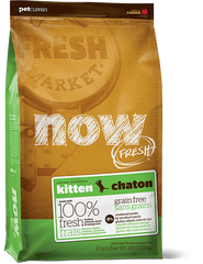 Сухий беззерновий корм для кошенят з індичкою, качкою і овочами (NOW Fresh Grain Free Kitten Recipe) 202-17043 фото