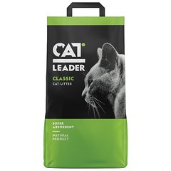 Cупер-впитывающий наполнитель CAT LEADER Classic в кошачий туалет 801267 фото
