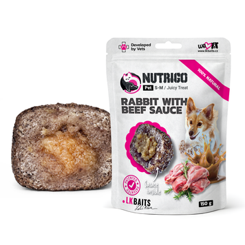 Функциональное лакомство для собак LK Baits Pet Nutrigo Treat Rabbit с кроликом и говяжьим соусом (&Oslash; 12 мм), 150 г 7777011 фото