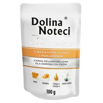 Пауч Dolina Noteci Premium для собак маленьких порід з фазаном, гарбузом талокшиною DN 100 (861) фото