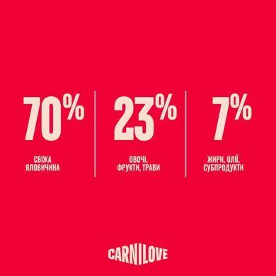 Сухий корм для стерилізованих котів Carnilove True Fresh Beef Sterilised яловичина CL_173751 фото