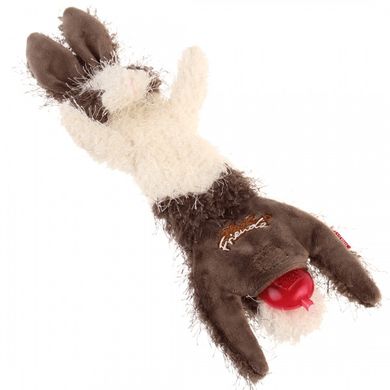 Іграшка для Собак Gigwi Plush Friendz Заєць з Двома Змінними пищалками 63 см Gigwi6304 фото
