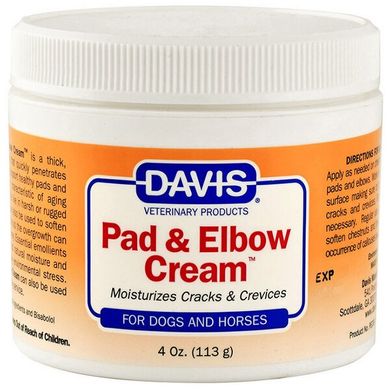 Загоюючий крем Davis Pad & Elbow Cream для лап і ліктів собак і коней, 113 г PEC04 фото