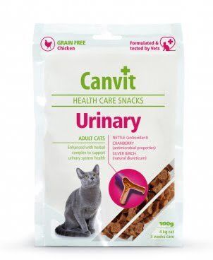 Лакомство для котов Canvit Urinary для здоровья мочевыводящей системы 83447 фото