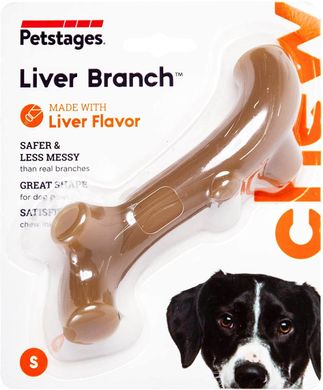 Іграшка для собак Petstages Гілка з ароматом печінки pt68610 фото