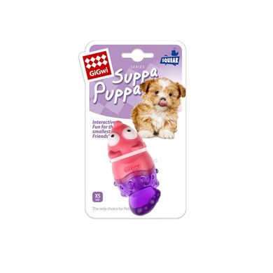 Игрушка Gigwi Suppa Puppa с Пищалкой для Маленьких Собак, Щенков и Котов "Котенок" 8 см Gigwi6703 фото