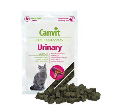 Ласощі для котів Canvit Urinary для здоров'я сечовивідної системи 83447 фото