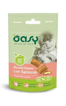 Лакомства для кошек OASY CAT TREATS Лосось oasy_3017343181 фото