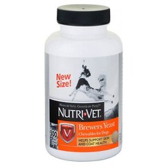 Вітамінний комплекс Nutri-Vet Brewers Yeast для шерсті собак, 300 шт. 02510 фото