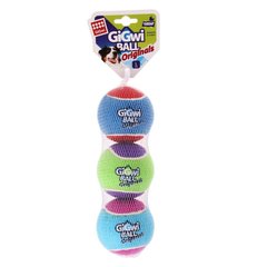 Игрушка для Собак Gigwi Ball Originals Мяч с Пищалкой 3 шт 8 см Gigwi6290 фото