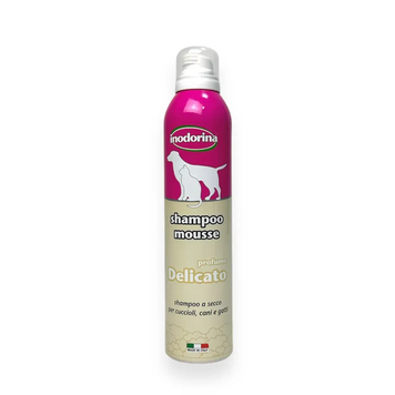 Шампунь-мус для собак и кошек для деликатного очищения Inodorina Shampoo Mousse Delicato 300 мл 240.0020.001 фото
