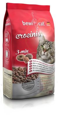 Сухой корм для котов Bewi Cat Crosinis 3-mix 751705 фото