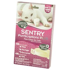 Ошейник от блох и клещей для кошек SENTRY Purrscriptions Plus, цена | Фото