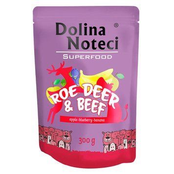 Пауч Dolina Noteci Superfood для cобак з косулі та яловичиною DN 300 (494) фото