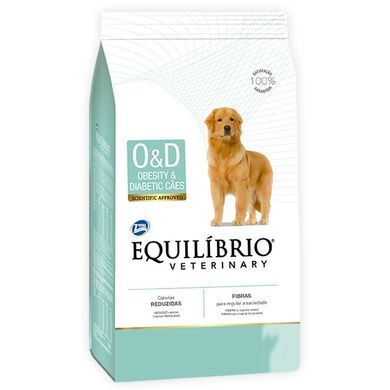 Лечебный корм Equilibrio Veterinary Dog Obesity & Diabetic для собак страдающих от ожирения и диабета ЭВСОД2 фото