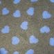 Килимок для собак Vetbed Anthracite & Blue Hearts, 80х100 см VB-013 фото 1