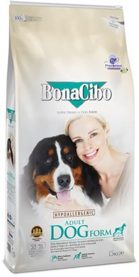 Сухий корм для собак BonaCibo Adult Dog Form з м'ясом курки, анчоусами і рисом BC405826 фото