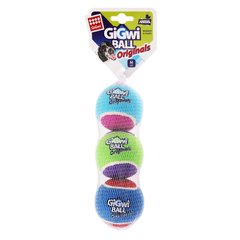 Игрушка для Собак Gigwi Ball Originals Мяч с Пищалкой 3 шт 6 см Gigwi6118 фото